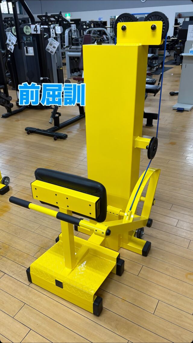 新マシン紹介‼️

7つ目は前屈訓✨

脚後面の筋肉の柔軟性向上！
前屈の可動域向上の効果があります！

前屈硬い方ぜひ体験してみてください😁
前腿がパットから離れないように、1.2.3のリズムで行うことがポイントです！
体が硬い方は動画のように回数を増やしてもOK👌
使用前と使用後で前屈のしやすさ体験してみてください😏

次回もお楽しみに💁

#鹿児島ジム　#霧島ジム　#ジム　#筋トレ　#ダイエット　
#霧島市 #霧島ジム #霧島フィットネス 
#鹿児島ジム　#ジム　#地域最安値　
#筋トレ　#ボディメイクジム 
#鍛錬 #コンディショニングライン 
#ダイエット　#体質改善  #体質改善ダイエット 
#霧島ダイエット #霧島市ダイエット 
#リバウンドなし #リバウンドしない体 
#食事制限なしダイエット 
#腰痛 #腰痛改善 #慢性痛 #怪我 
#肩こり #肩こり改善 
#霧島整体 
#一本歯下駄  #一本歯下駄トレーニング